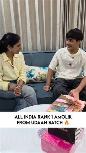 ALL INDIA RANK 1 AMOLIK WITH SAMRIDDHI MAAM ☺ #shorts #alakhsir #samridhimam #pwreels