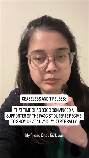 Chad's decision to trade in a conventional, successful career in the computer science field for a life in service of the Lumad and the broad masses of the Filipino people will forever reverberate through time and inspire more petty bourgeois youth to take on the path of serving the basic masses. Chad was a true