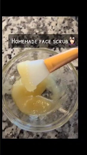 🌷Homemade face scrub 🌷For glowing skin 🌟
