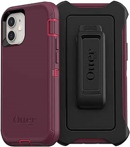 OtterBox DEFENDER SERIES SCREENLESS Case Case for iPhone 12 mini - BERRY POTION (RASPBERRY WINE/BOYSENBERRY)