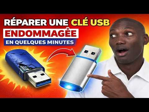 Comment réparer une clé USB endommagée en quelque minutes.