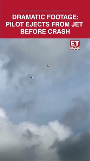 WATCH: Dramatic Footage Shows Pilots Ejecting From Jet Before Crash In Wales