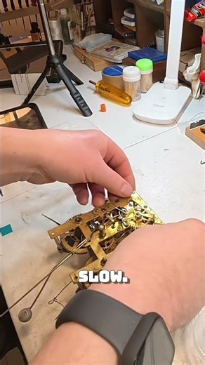 Spring Surprise: The Art of Clock Repair #shorts
