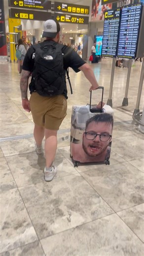 JimiGift on Instagram: "🤣Custom funny photo luggage cover For Friends Family Vacation! 💯Pefect Gifts For Traveling Group. #personalizedgifts #luggagecover #travellovers #travel #giftsfortravellers #gift #travelgiftideas 🛒Shop now: https://www.jimigift.com/products/recommendcustom-funny-photo-luggage-cover-personalized-picture-suitcase-cover-for-friends-family-vacation-traveling"