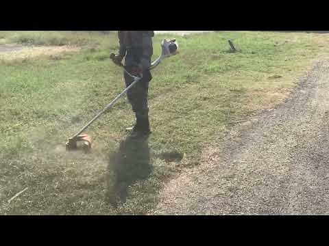 Stihl FS 55 Brushcutter working video (Indian unit)