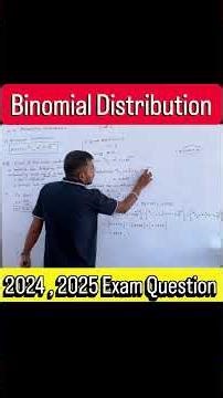 Binomial Distribution Explained Simply 🎯 #maths #shorts #BinomialDistribution #Probability