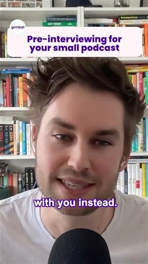 @devinrobbins explains how pre-interviews help align topics and expectations.