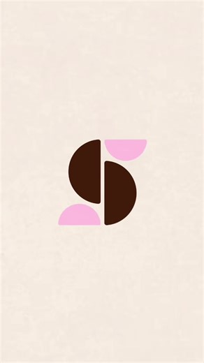 Slow Coffee Logo Design Inspired by Coffee Beans