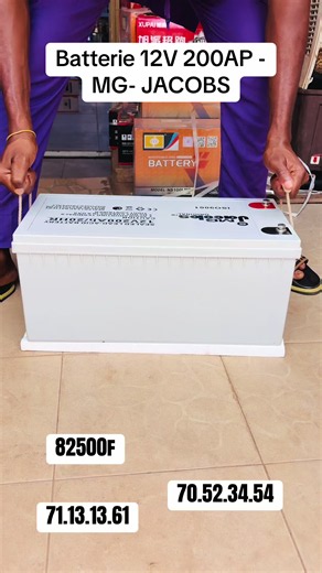 Batterie 12V 200AP MG JACOBS – guide et détails produit