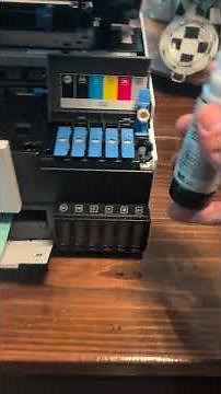 how to refill the ink on an Epson et-8550 printer!