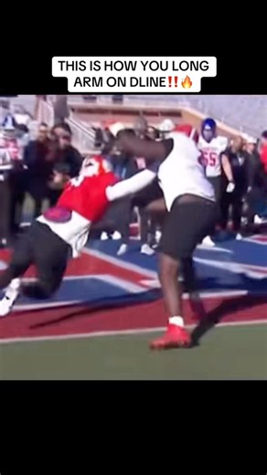 How to Long Arm on DLINE‼️🔥 #defensiveline #football #dlinedna #dline #oline #passrush