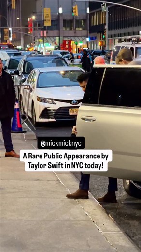 78K views · 8.5K reactions | A Rare Public Appearance by Taylor Swift in NYC today ❤️‍ Going for a special segment at the @colbertlateshow x @taylorswift | New York Mickey | Facebook