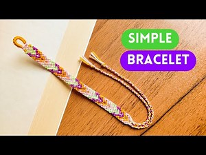 DIY Simple Arrowhead Diamond Friendship Bracelets | Easy Tutorial for Beginner | Pattern 16589