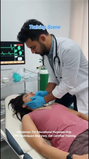 CPR Practice Scene | Medical Training #CPRSkills