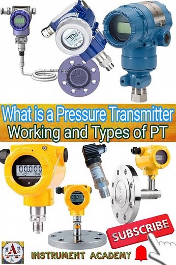What is Pressure Transmitter | Working Types & Applications of Pressure Tx #InstrumentAcademy