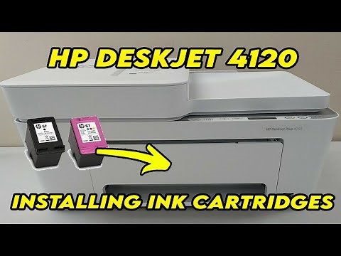 HP Deskjet 4120 & 4120e : How to Install & Replace Ink Cartridges