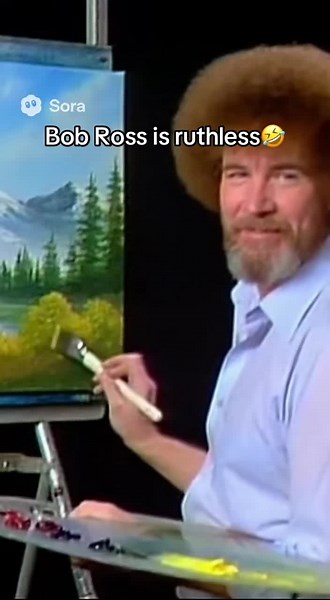 Bob Ross Shows His Funny Side: A Masterclass in Humor