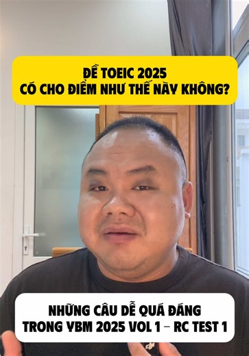 Review RC Test 1 TOEIC 2025