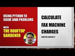 Using Python to Solve Java Problems | Solving Chapter 1 Exercise 17