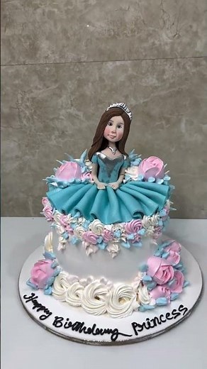 Happily Ever After! ✨ Stunning Princess Birthday Cake Design!