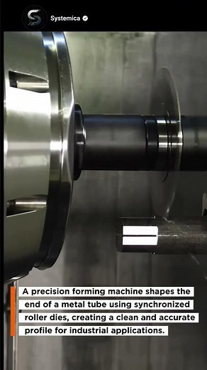 Precision Forming of a Metal Tube with Roller Dies