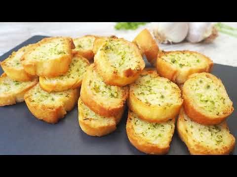 Cómo hacer PAN de AJO ¡Fácil y rápido!