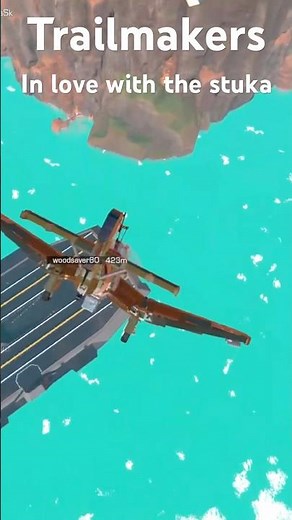 Trailmakers - getting better at diving!#trailmakers #bomber #plane #ww2 #tutorial #stuka #ju87