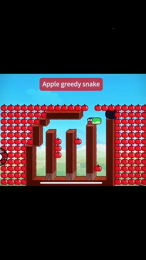 🙈🙈Who invented the apple-eating snake is too difficult for me. Who can clear the customs? Dear netizens, #game #foryou #tiktok