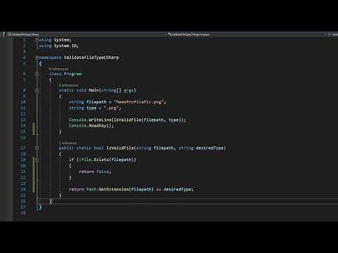 How to Validate the File Type of a File Using C# (Simple)