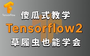 口碑炸裂！2022全新【Tensorflow2.0完整版教程】傻瓜式教学-学渣也能学会（深度学习/CNN/神经网络/计算机视觉）