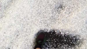 Stephen Decatur KVIA ABC-7 recorded this video after a storm moved through San Jacinto Plaza in Downtown El Paso. TRACK THE STORM: http://www.kvia.com/weather | KVIA ABC-7