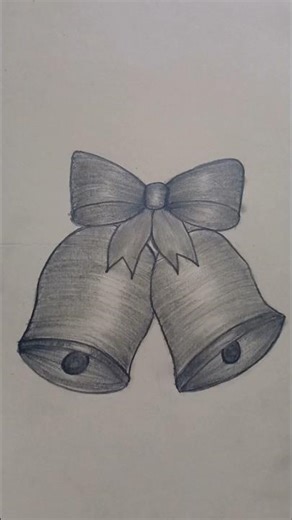 #how to draw jingle bells #shorts#bells with pencil#like realistic bells#expert drawing with Shukla