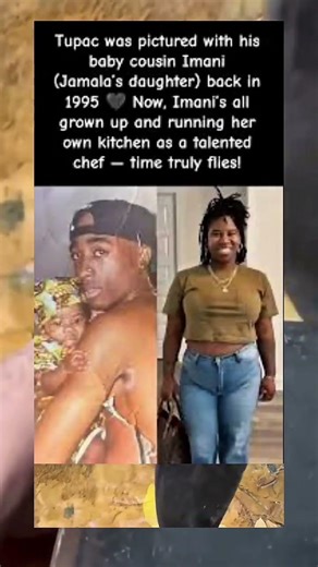 Tupac's Baby Cousin is all Grown up now and she's a SUCCESSFUL Chef running her own kitchen!🔥 #2pac