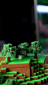 Playing Minecraft, BUT I have to RECREATE EVERYTHING with clay #1 #clayclaim #polymerclay #minecraft #handmade #miniatures | ClayClaim
