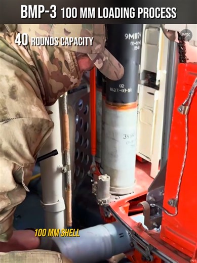 BMP-3 Autoloader Process #bmp #military #tank #infantryfightingvehicle #army