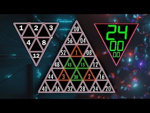 BCG 24 Minutes Stopwatch (24-Hour Triangle Clock LED Neon Lights) Remix Punch Out Disco Kid