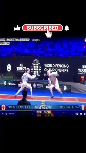 Eli Schenkel's Epic Parry and Riposte - World Fencing Budapest 2019
