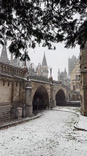 The first snow of the year has arrived in Ghent ❄️ From medieval landmarks to quiet canals, winter adds a magical layer to every corner of the city. Ready to discover Ghent in winter? #visitgent #ghent #gent #snow snow in Ghent | things to do in Ghent Belgium | winter season in Ghent | Visit Gent
