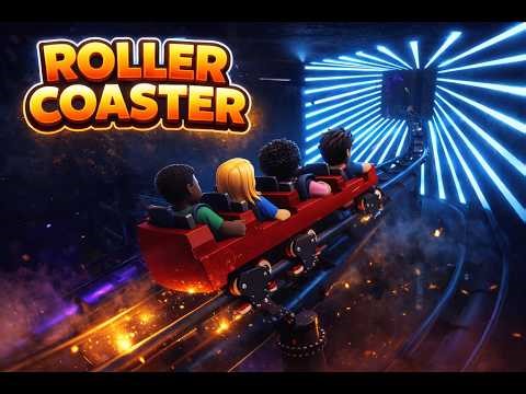 Neon Roller Coaster – Fully Scripted Dark Ride Map
