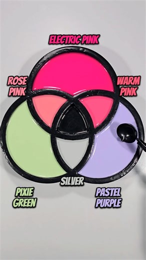 ⚡Electric Pink + 😈Pastel Purple + 🧚‍♂️Pixie Green