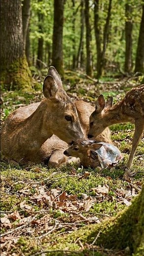 Newborn Baby Deer’s First Steps 🦌💛 | Pure Wildlife Moment