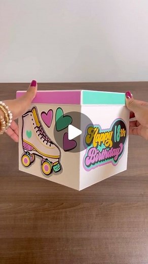 Cricut on Instagram: "This birthday explosion box is a step-up from a birthday card! 🤩😮 Would you try this project? —— Project Details⁠ ⁠ Cutting Machines⁠ ▪️ Cricut Maker 3⁠ ⁠ Materials⁠/Supplies⁠ ▪️ Cricut Smart Paper Sticker Cardstock: Bright Bow, Pastels⁠ ⁠ Tools/Accessories⁠ ▪️ Cricut Tweezers⁠ ⁠ Cricut Design Space⁠ ▪️ Click the link in our bio for the project link, or search for our profile on Design Space by searching “Cricut Social”"