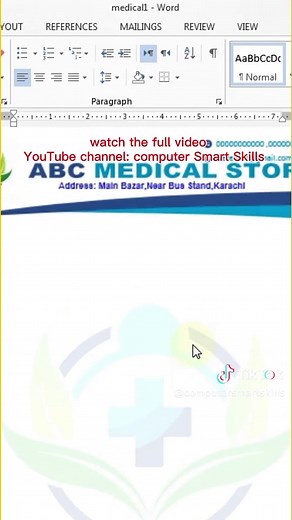 Letterhead Design Tutorial Using MS Word