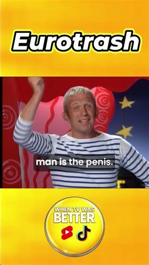You cant say P*nis on British TV!! #eurotrash #censored