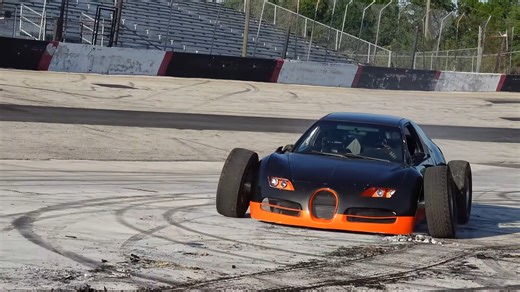 I Put Massive Hummer Wheels on My Fake Bugatti...Than Race It