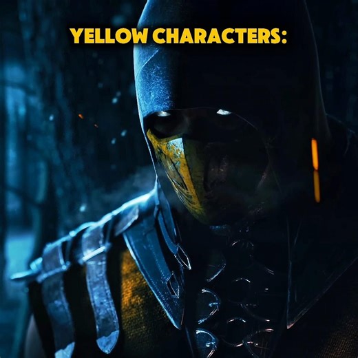 YELLOW CHARACTERS ☠️ #yellow #yellowcharacters #funk #scorpion #sonic #gold #cartoon #phonk #ninjago