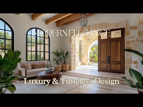 Mediterranean Modern Elegance: Elevate Every Space with Minimalist Luxury and Timeless Design