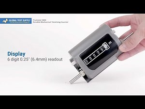 Introducing the Trumeter 3602 Series Durable Mechanical Totalizing Counters