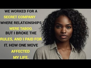 A secret affair at work: the mistake that changed everything