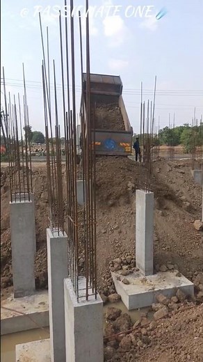 BACKFILLING PROCESS IN FOUNDATION #backfilling #construction #constructiontechniqe #civilengineering